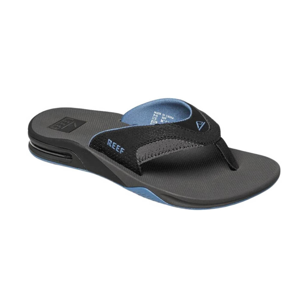 Reef Men's Fanning Flip Flop - Grey/Light Blue - Lenny's Shoe & Apparel