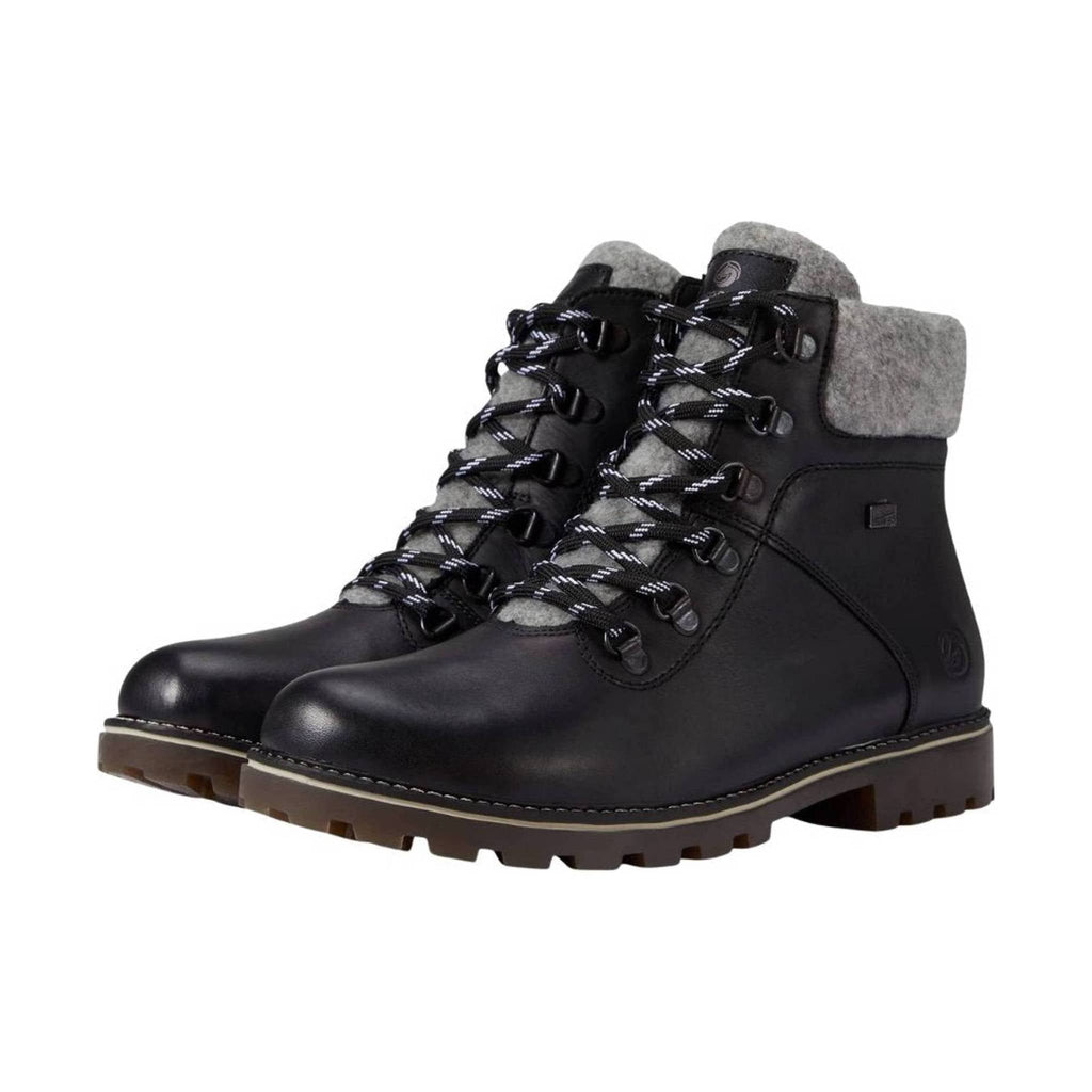 Remonte Women's Samira Boots - Schwarz/Fog/Schwarz - Lenny's Shoe & Apparel