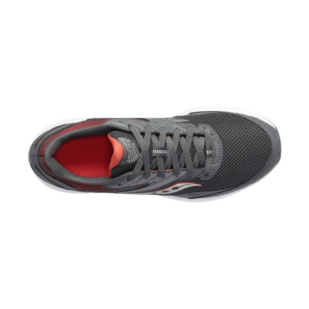 Saucony Men's Cohesion 15 Running Shoes - Shadow/Poppy - Lenny's Shoe & Apparel