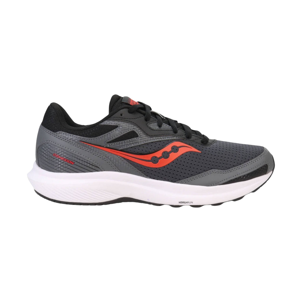 Saucony Men's Cohesion 16 Running Shoes - Shadow/Red Sky - Lenny's Shoe & Apparel