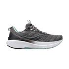 Saucony Women's Echelon 9 Running Shoe - Charcoal/Ice - Lenny's Shoe & Apparel