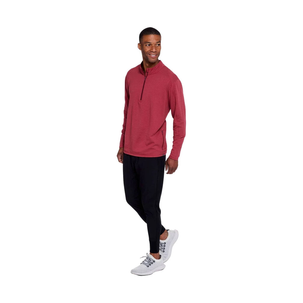 Tasc Men's Apex Fleece Qtr Zip - Redwood - Lenny's Shoe & Apparel