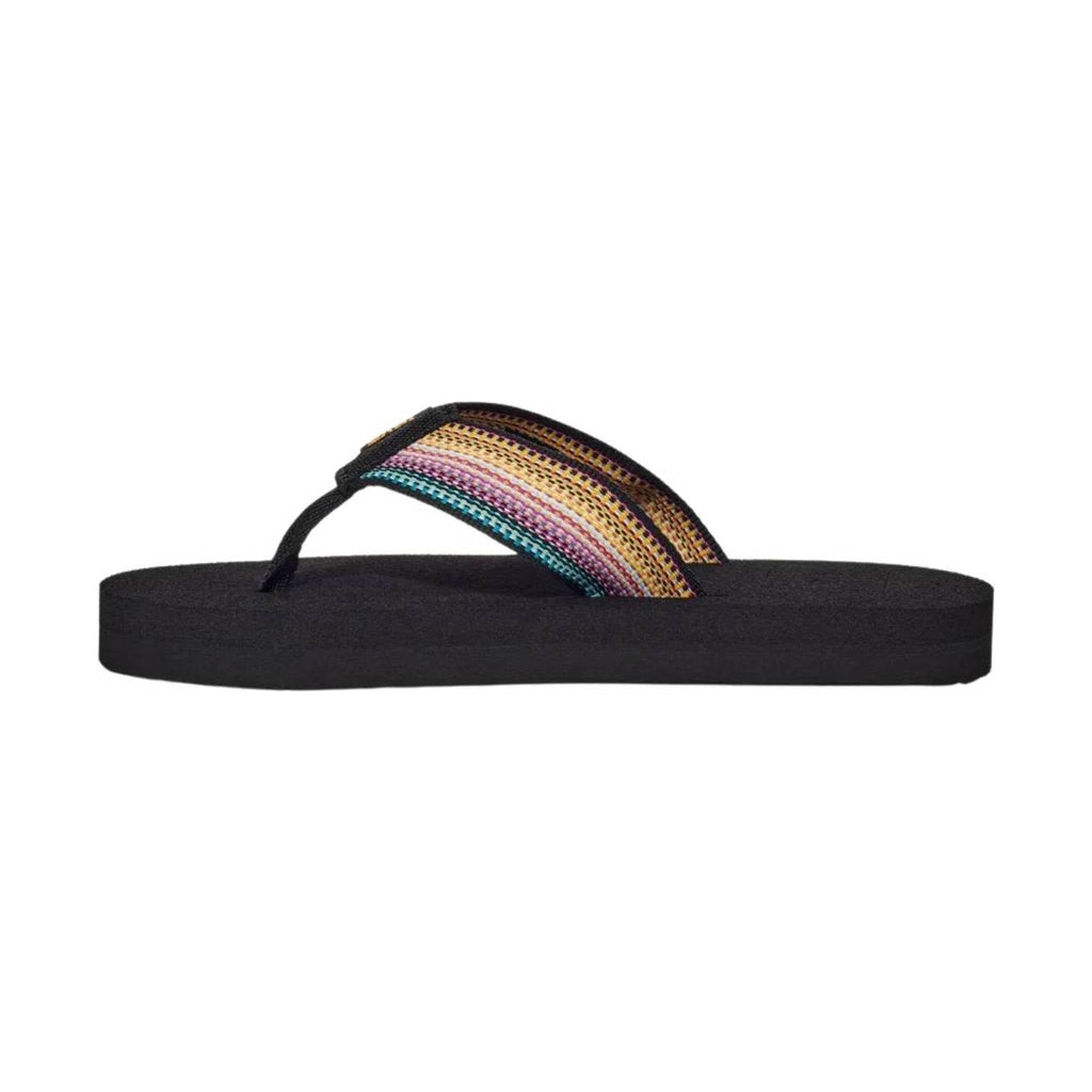 Teva Little Kids' Mush II Flip Flop - Antiguous Black Multi - Lenny's Shoe & Apparel