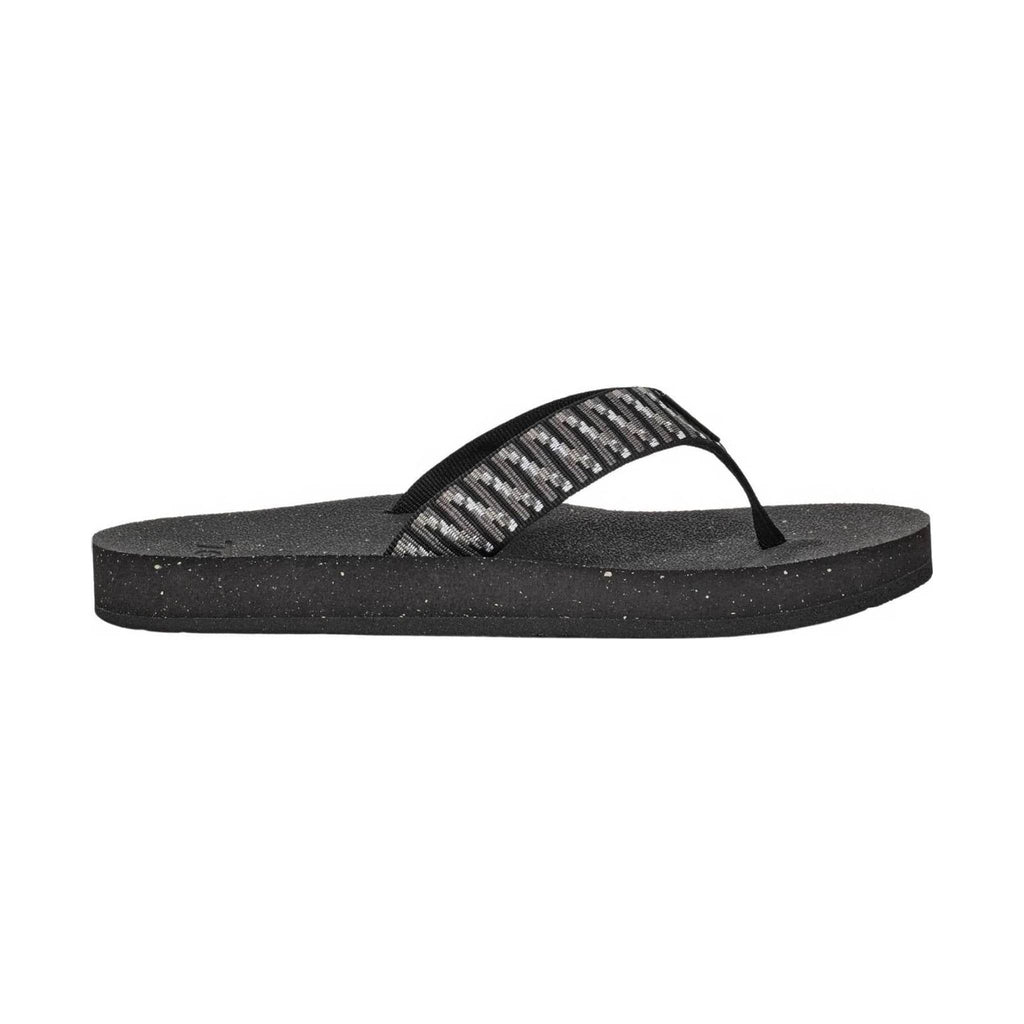 Teva Women's Reflip Flip Flop - Stacks Black/White - Lenny's Shoe & Apparel