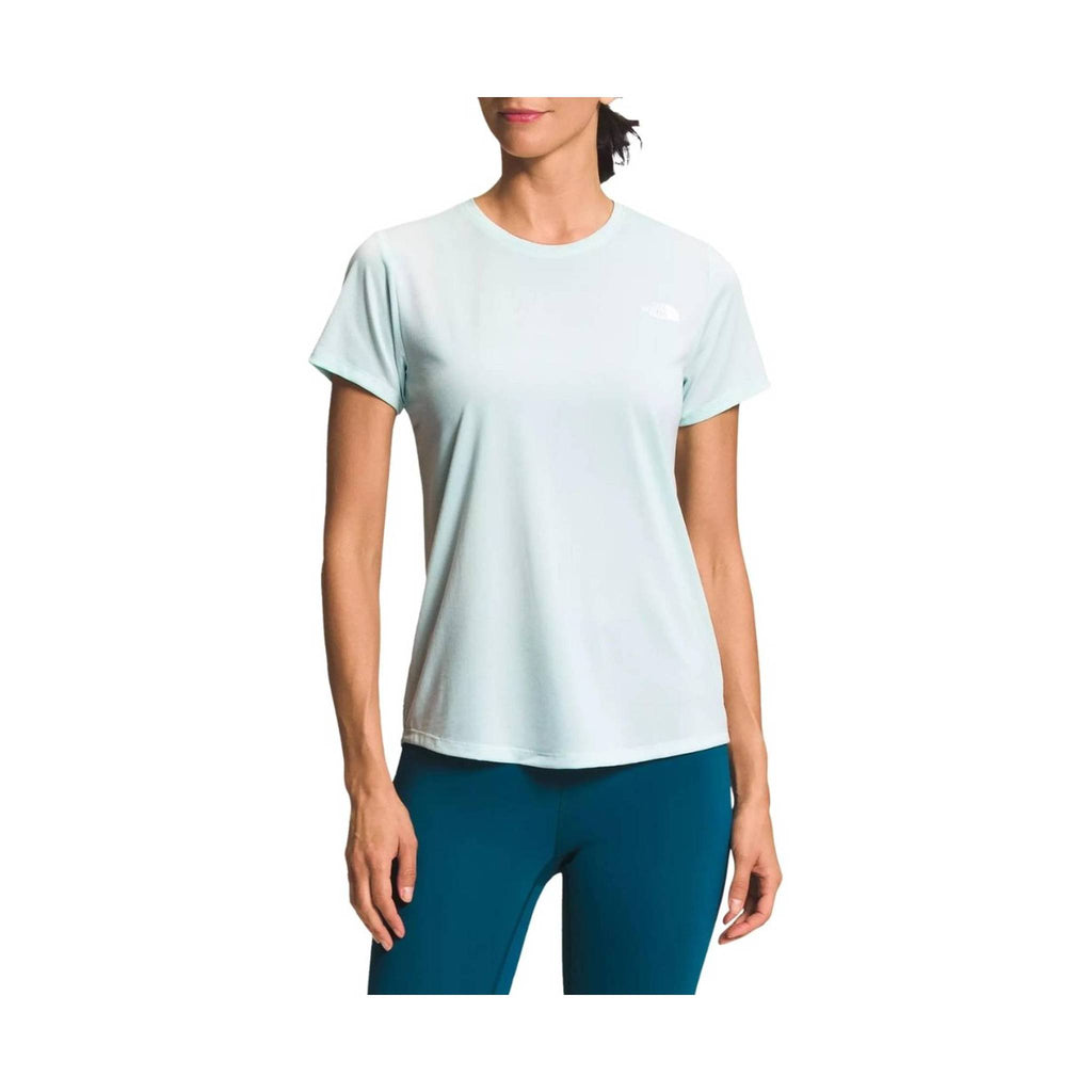 The North Face Women's Elevation Short Sleeve - Skylight Blue - Lenny's Shoe & Apparel