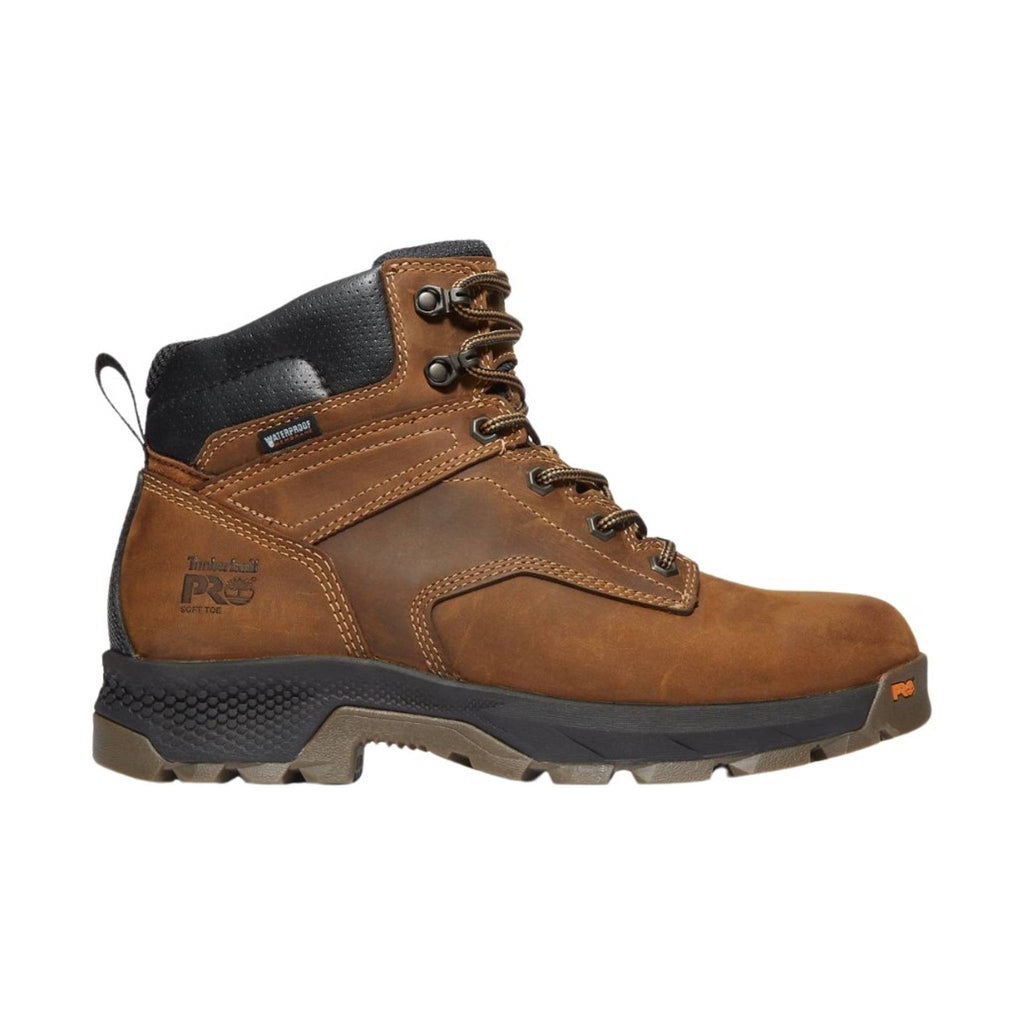 Timberland Pro Men's 6" Titan EV Soft Toe Waterproof Work Boots - Brown - Lenny's Shoe & Apparel