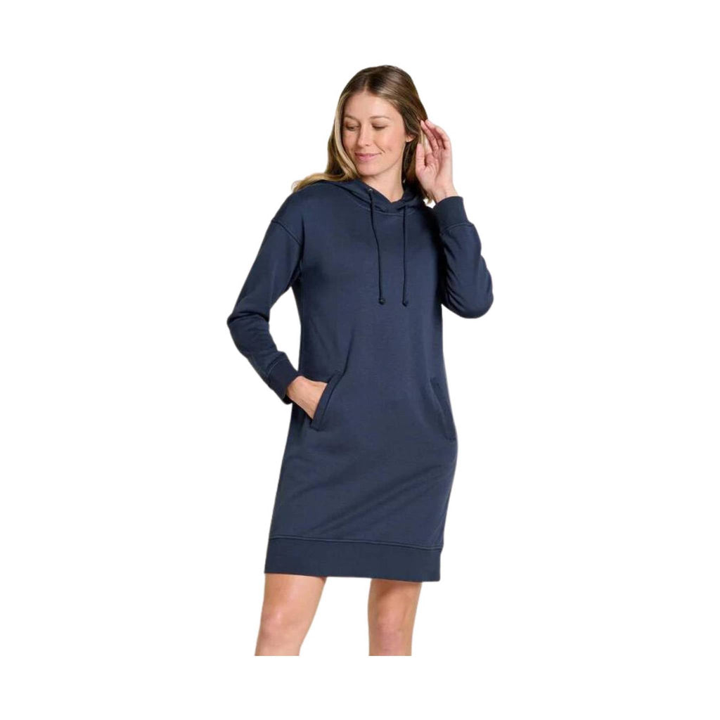 Toad & Co Women's Hemp Daybreaker Hooded Dress - Big Sky - Lenny's Shoe & Apparel