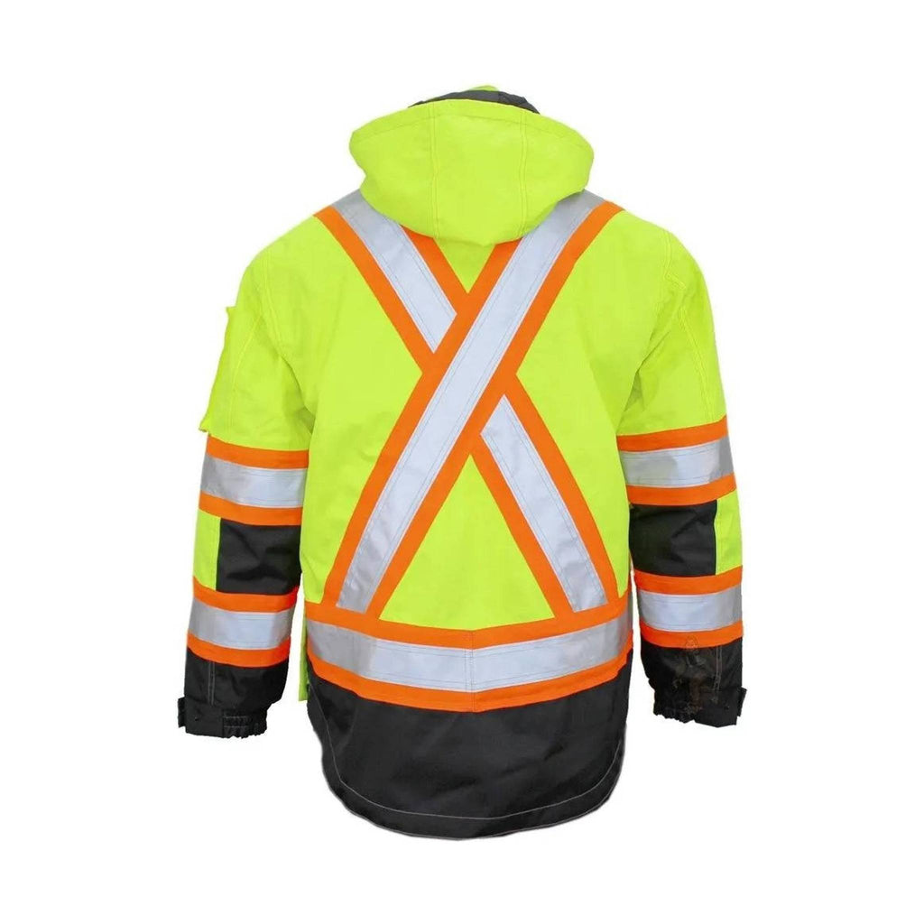 Tough Duck Men's Hi-Vis Shell - Green Safety - Lenny's Shoe & Apparel