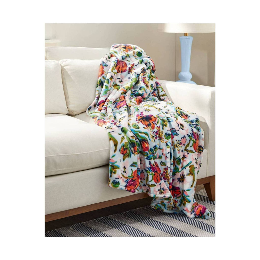 Vera Bradley Plush Throw Blanket - Sea Air Floral - Lenny's Shoe & Apparel