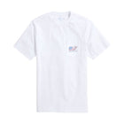 Vineyard Vines Men's Flag Whale Short Sleeve Pocket Tee - White Cap - Lenny's Shoe & Apparel